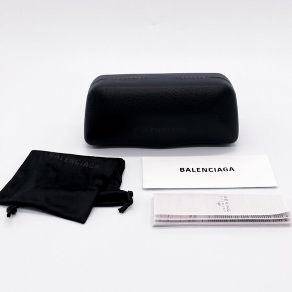 NEW BALENCIAGA BB0227S 001 MEN GOLD/ DARK GREY SUNGLASSES BALENCIAGA - Picture 12 of 12